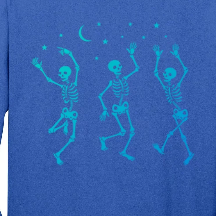 Halloween Dancing Skeletons Gift Tall Long Sleeve T-Shirt