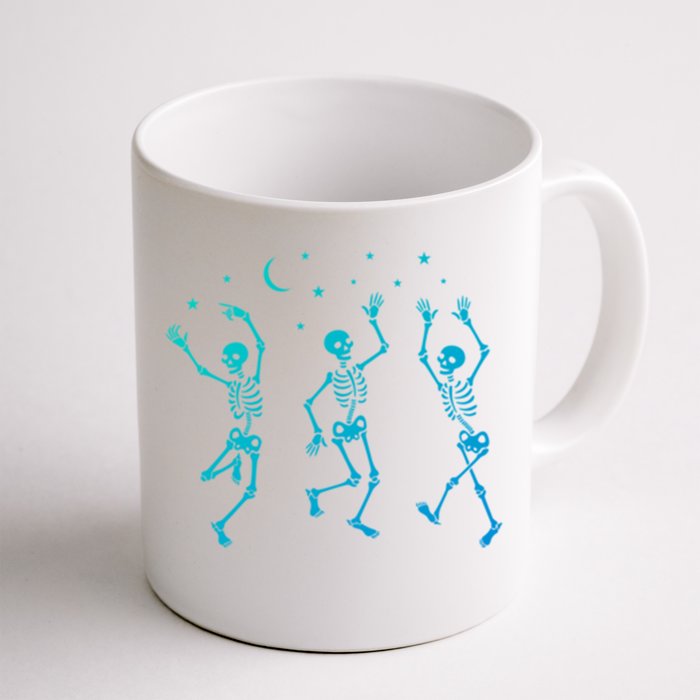 Halloween Dancing Skeletons Gift Front & Back Coffee Mug