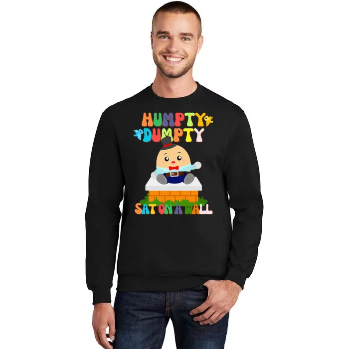 H.Umpty D.Umpty Sat On A Wall Tall Sweatshirt