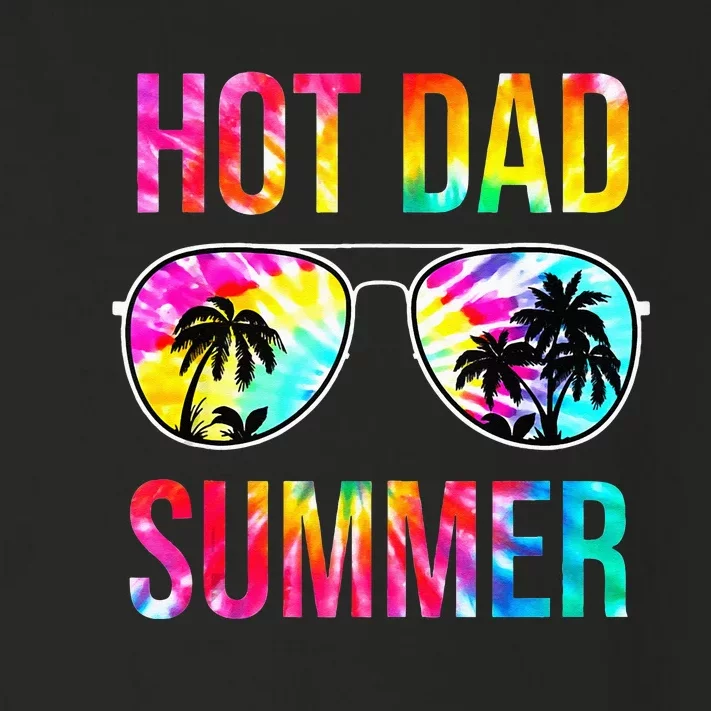 Hot Dad Summer Family Matching Sunglasses Tie Dye Funny Dad Toddler Long Sleeve Shirt