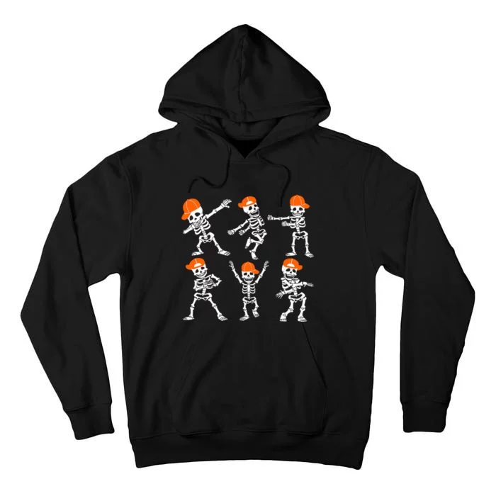 Halloween Dancing Skeleton Cap Funny Tall Hoodie