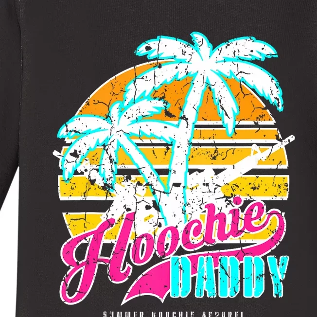 Hoochie Daddy Tropical Tactical Ar Gym & Fitness Surfing Co Baby Long Sleeve Bodysuit