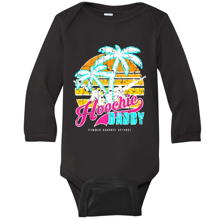 Hoochie Daddy Tropical Tactical Ar Gym & Fitness Surfing Co Baby Long Sleeve Bodysuit