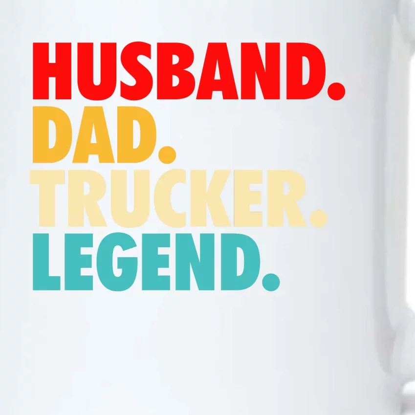 Husband Dad Trucker Legend Black Color Changing Mug