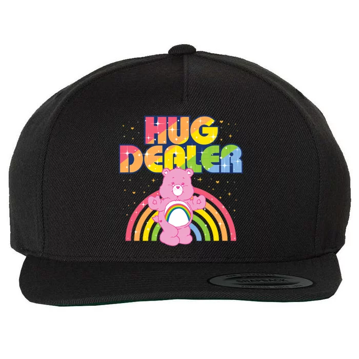 Hug Dealer Teddy Bear Rainbow Wool Snapback Cap