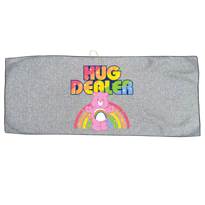 Hug Dealer Teddy Bear Rainbow Large Microfiber Waffle Golf Towel