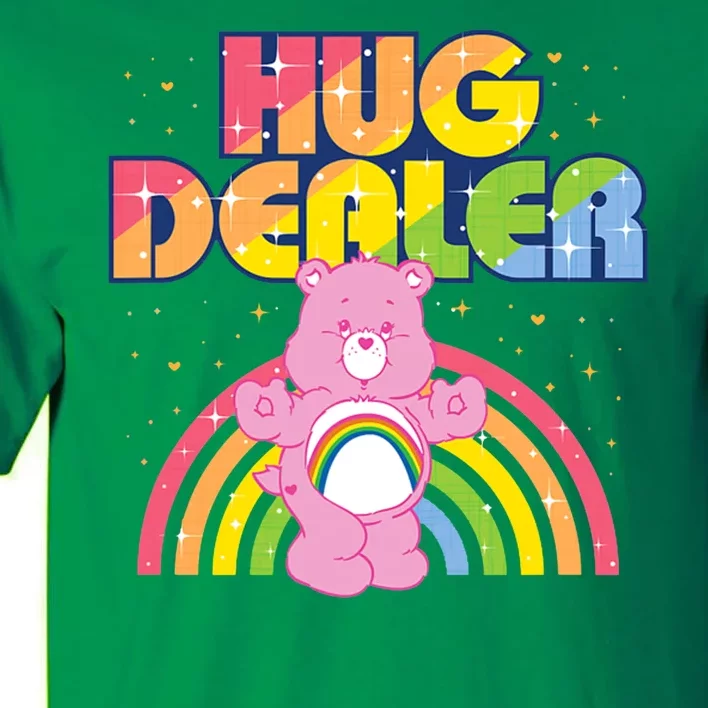 Hug Dealer Teddy Bear Rainbow Tall T-Shirt