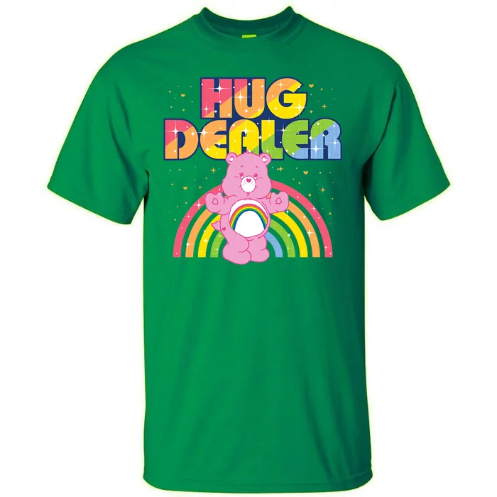 Hug Dealer Teddy Bear Rainbow Tall T-Shirt