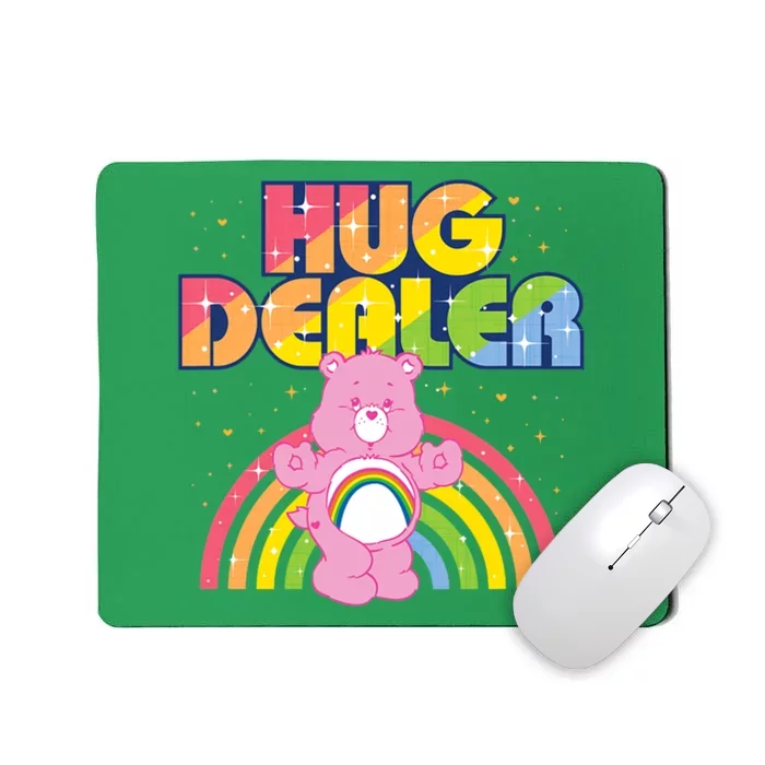 Hug Dealer Teddy Bear Rainbow Mousepad