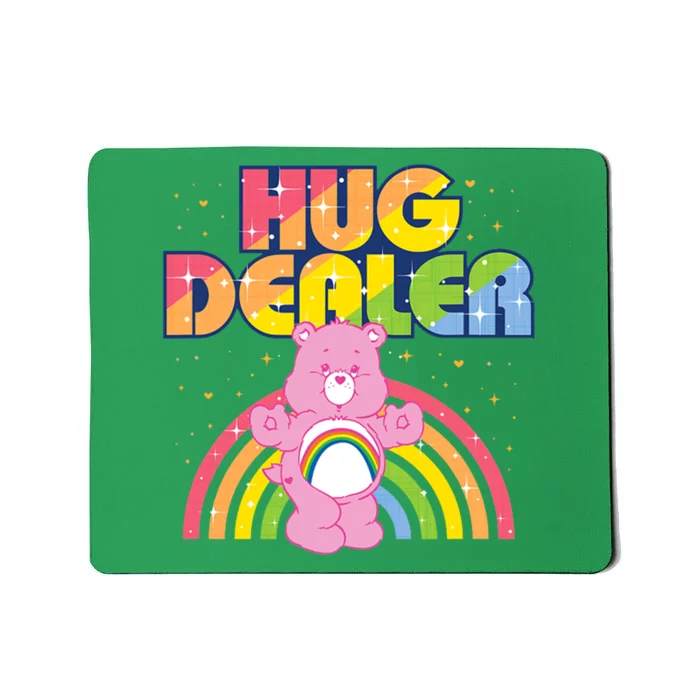 Hug Dealer Teddy Bear Rainbow Mousepad