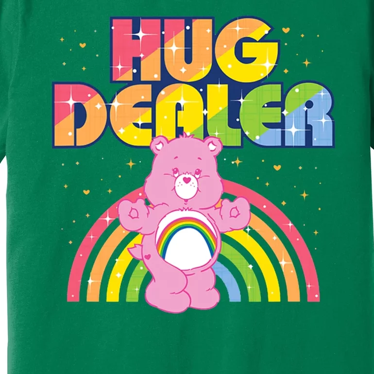 Hug Dealer Teddy Bear Rainbow Premium T-Shirt