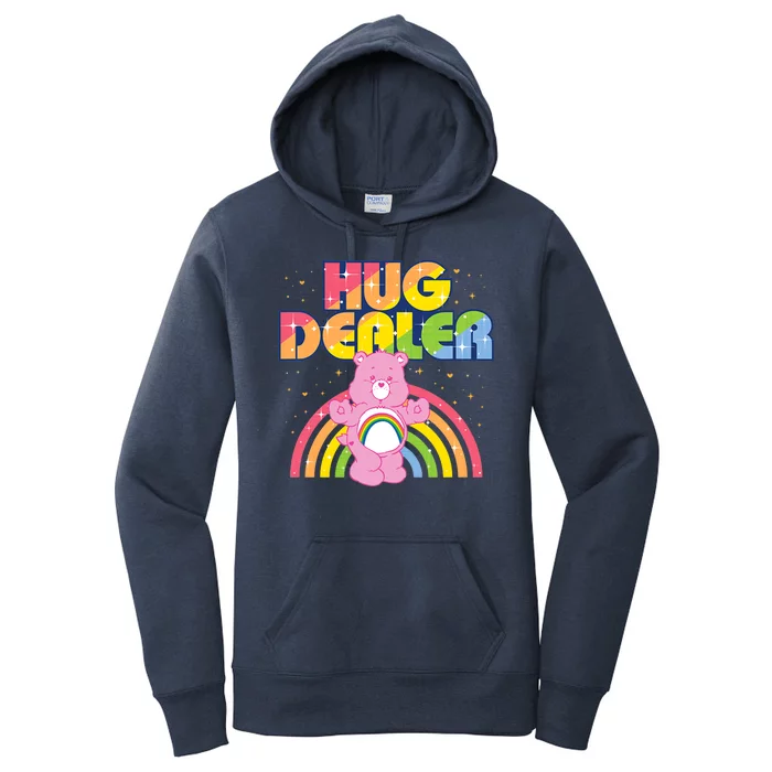 Hug Dealer Teddy Bear Rainbow Women's Pullover Hoodie