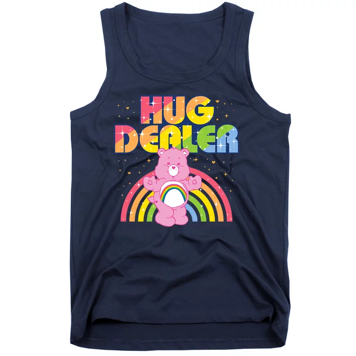 Hug Dealer Teddy Bear Rainbow Tank Top