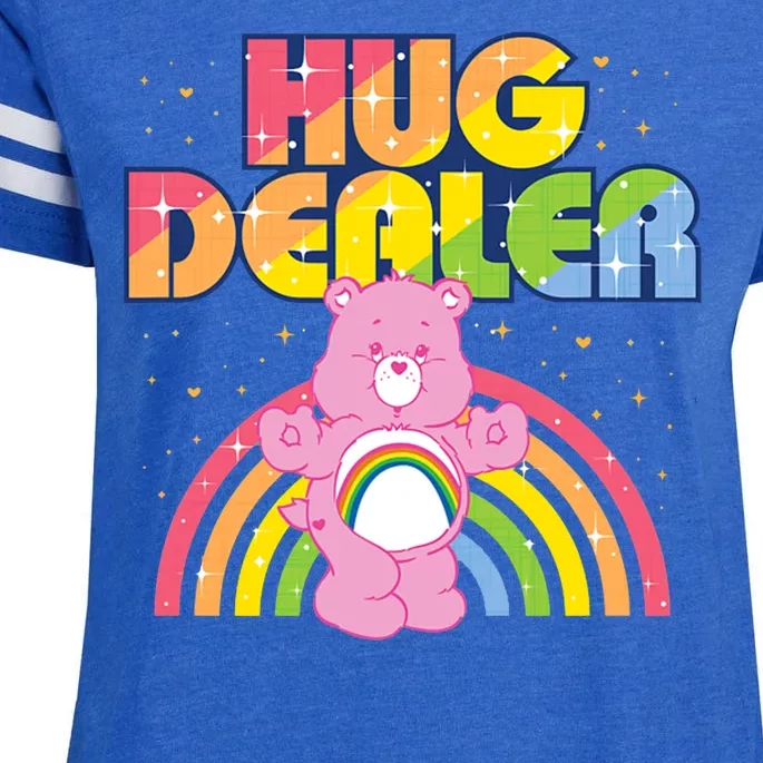 Hug Dealer Teddy Bear Rainbow Enza Ladies Jersey Football T-Shirt