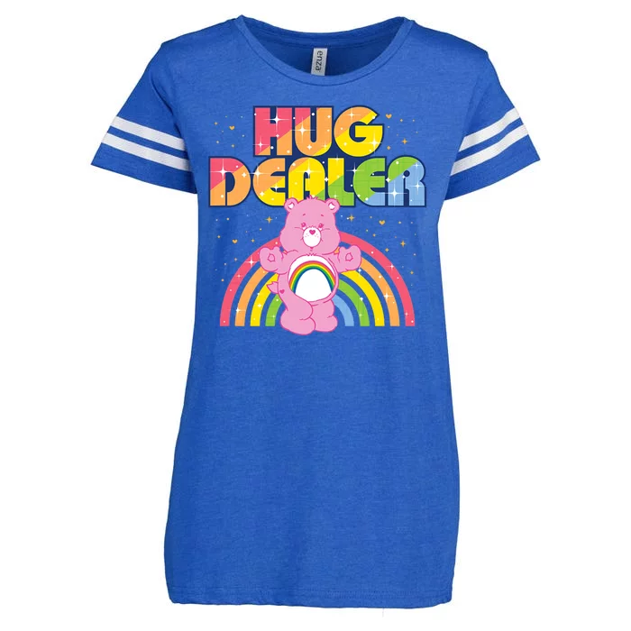 Hug Dealer Teddy Bear Rainbow Enza Ladies Jersey Football T-Shirt