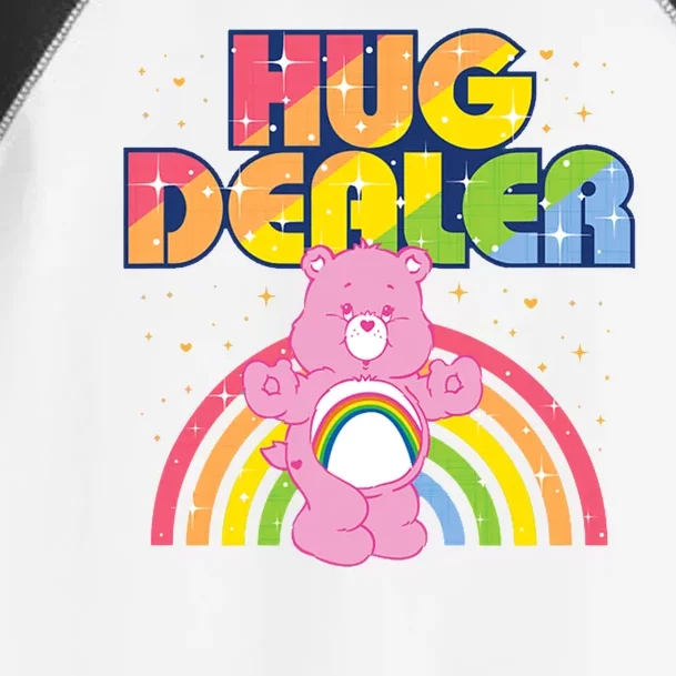 Hug Dealer Teddy Bear Rainbow Toddler Fine Jersey T-Shirt