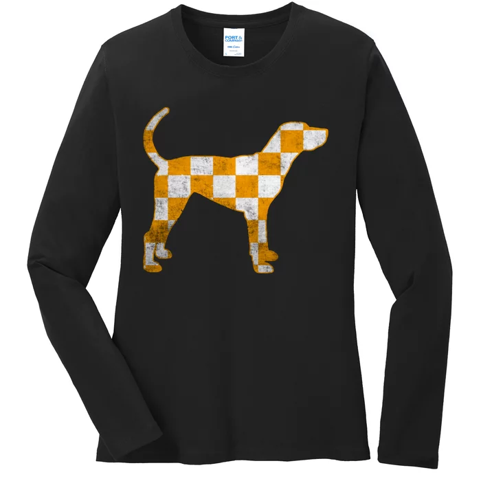 Hound Dog Tennessee Smokey Ladies Long Sleeve Shirt