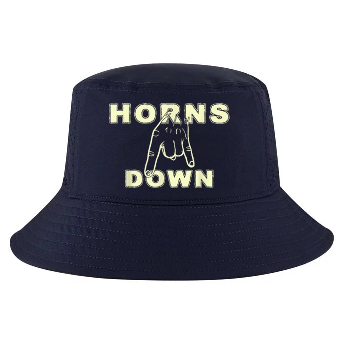 Horns Down Texas Tuck Fexas Cool Comfort Performance Bucket Hat