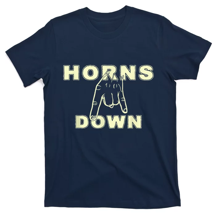 Horns Down Texas Tuck Fexas T-Shirt