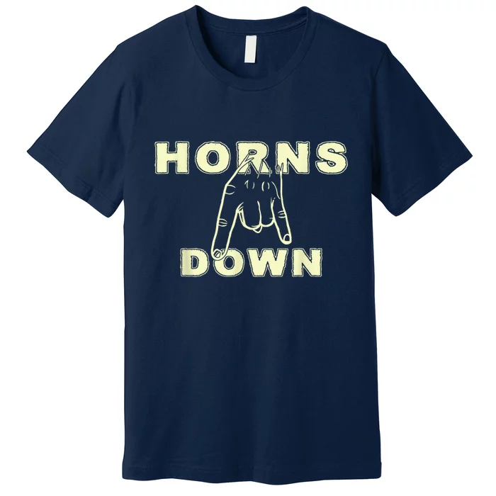 Horns Down Texas Tuck Fexas Premium T-Shirt