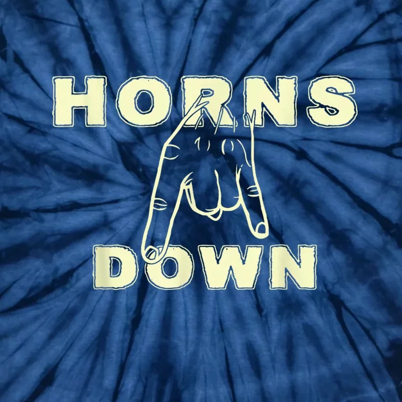 Horns Down Texas Tuck Fexas Tie-Dye T-Shirt