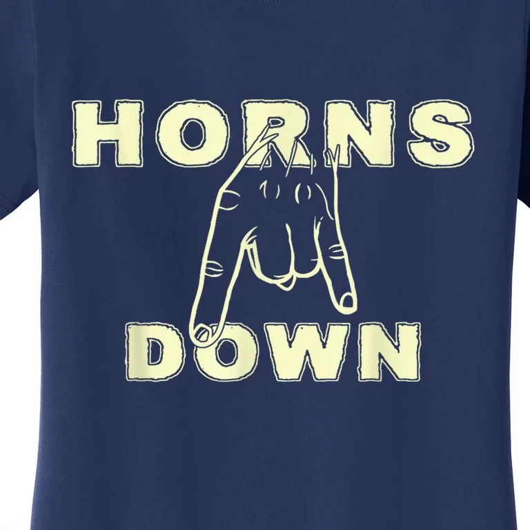 Horns Down Texas Tuck Fexas Women's T-Shirt