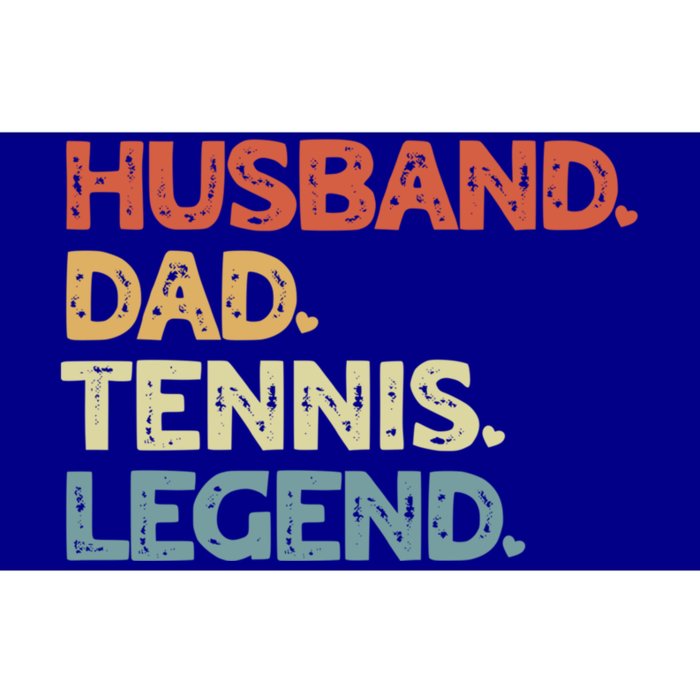 Husband Dad Tennis Legend Vintage Funny Tennis Father Gift Bumper Sticker