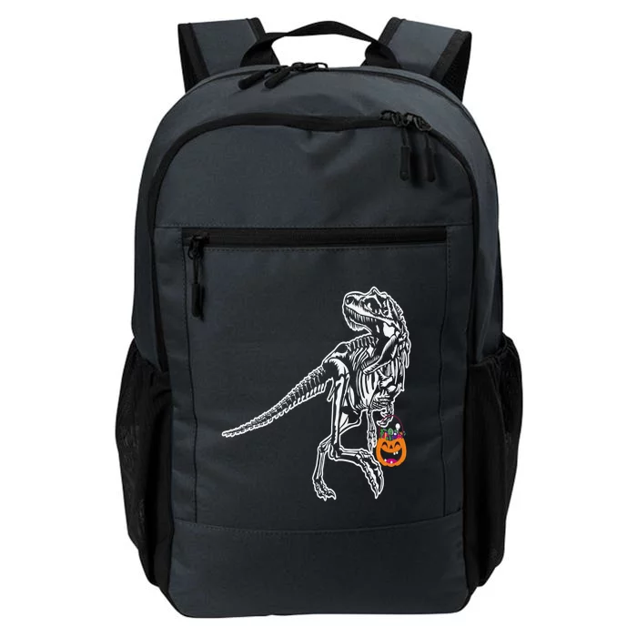 Halloween Dinosaur T Rex Skeleton Scary Gift Daily Commute Backpack