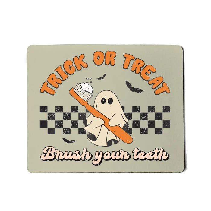 Halloween Dentist Trick Or Treat Brush Your Teeth Dental Assistance Hygienist Mousepad