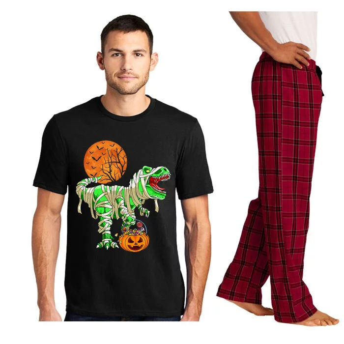 Halloween Dinosaur Trex Mummy Pumpkin Pajama Set