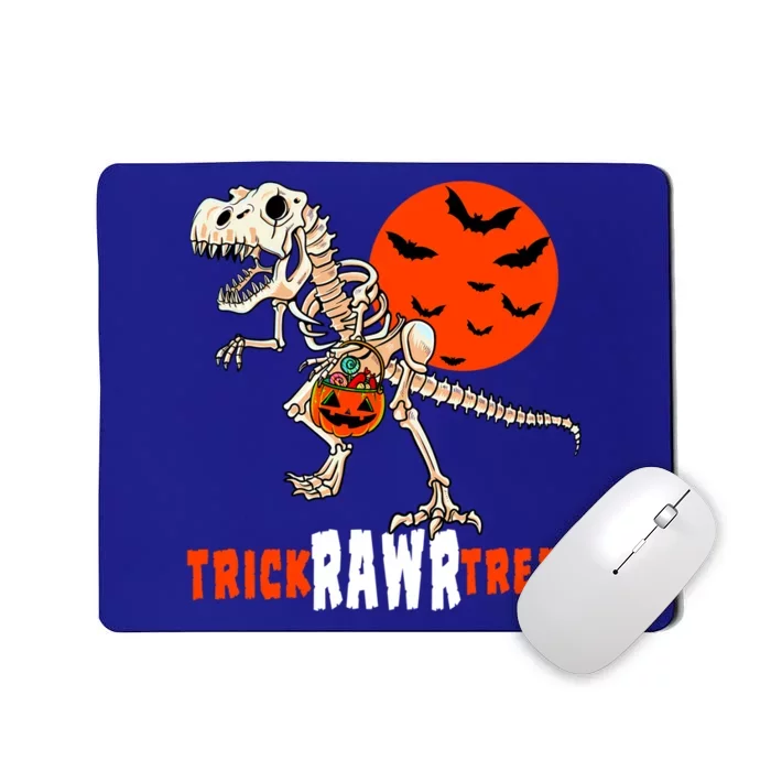 Halloween Dinosaur Trick Rawr Treat Scary Gift Mousepad