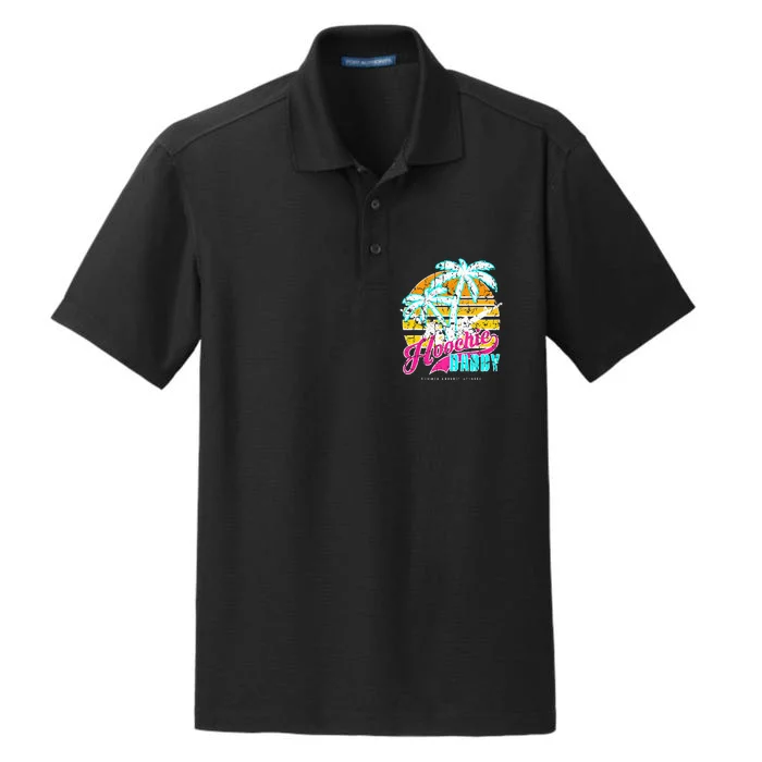 Hoochie Daddy Tropical Tactical Ar Gym & Fitness Surfing Dry Zone Grid Performance Polo