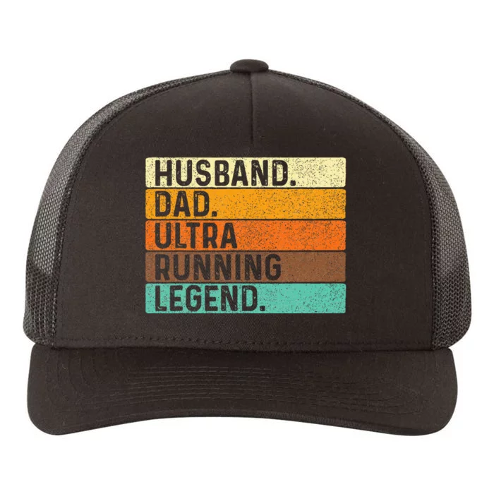 Husband Dad Ultra Running Ultramarathon Mountain Runner Yupoong Adult 5-Panel Trucker Hat