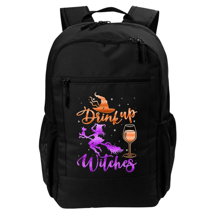 Halloween Drink Up Witches Costumes Wine Lovers Hallowine Daily Commute Backpack