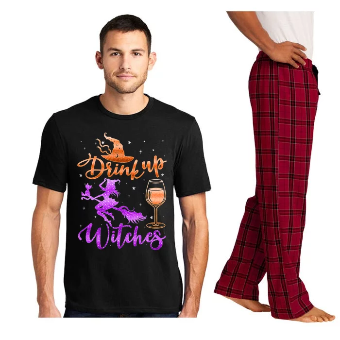 Halloween Drink Up Witches Costumes Wine Lovers Hallowine Pajama Set