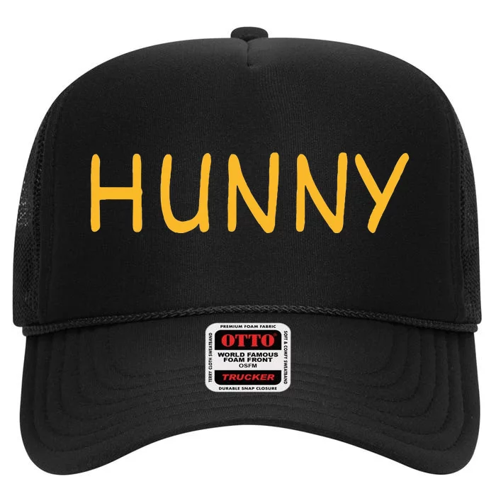 Hunny ! Dress Up As A Special Bear! Halloween Costume! High Crown Mesh Trucker Hat