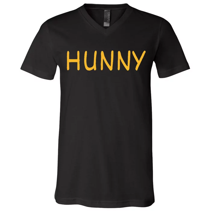 Hunny ! Dress Up As A Special Bear! Halloween Costume! V-Neck T-Shirt