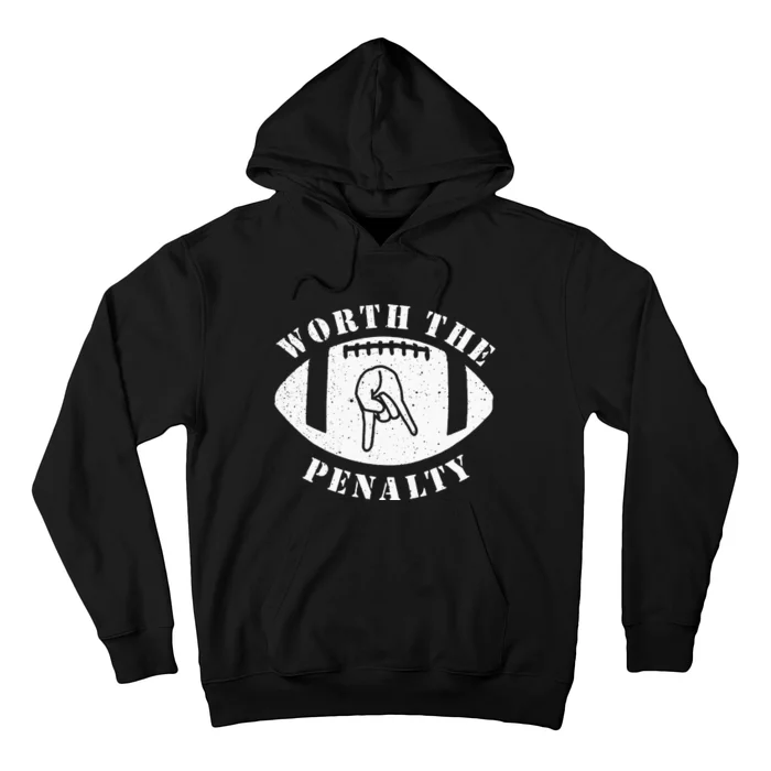 Horns Down Worth The Penalty Oklahoma Texas Red River Hoodie