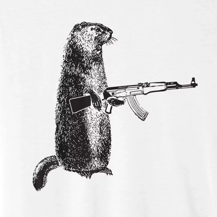 Hunting Design Woodchuck Ak47 Gun Groundhog ChromaSoft Performance T-Shirt