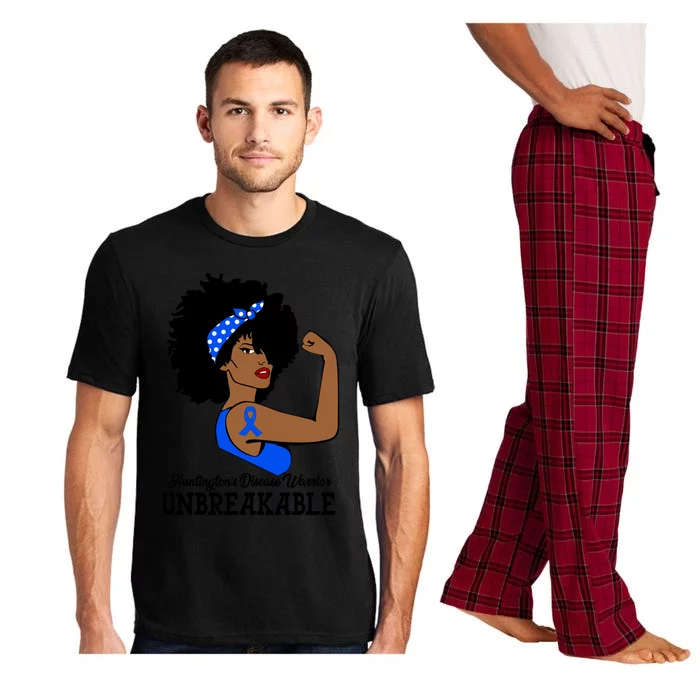 Huntington's Disease Warrior Unbreakable Strong Gift Pajama Set