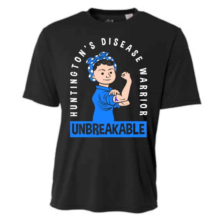 Huntington's Disease Warrior Unbreakable Cute Gift Cooling Performance Crew T-Shirt