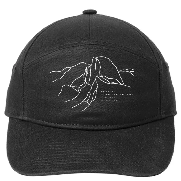 Half Dome Yosemite National Park 7-Panel Snapback Hat