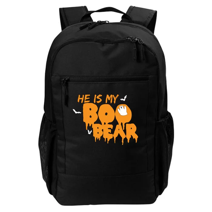 He Is My Boo Bear Daily Commute Backpack