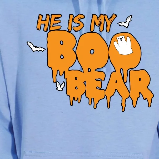 He Is My Boo Bear Unisex Surf Hoodie