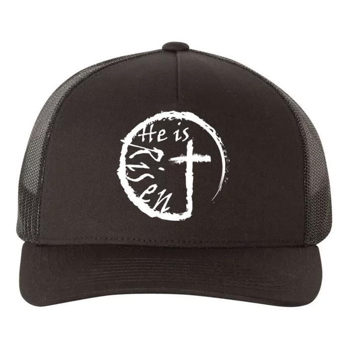 He Is Risen Yupoong Adult 5-Panel Trucker Hat