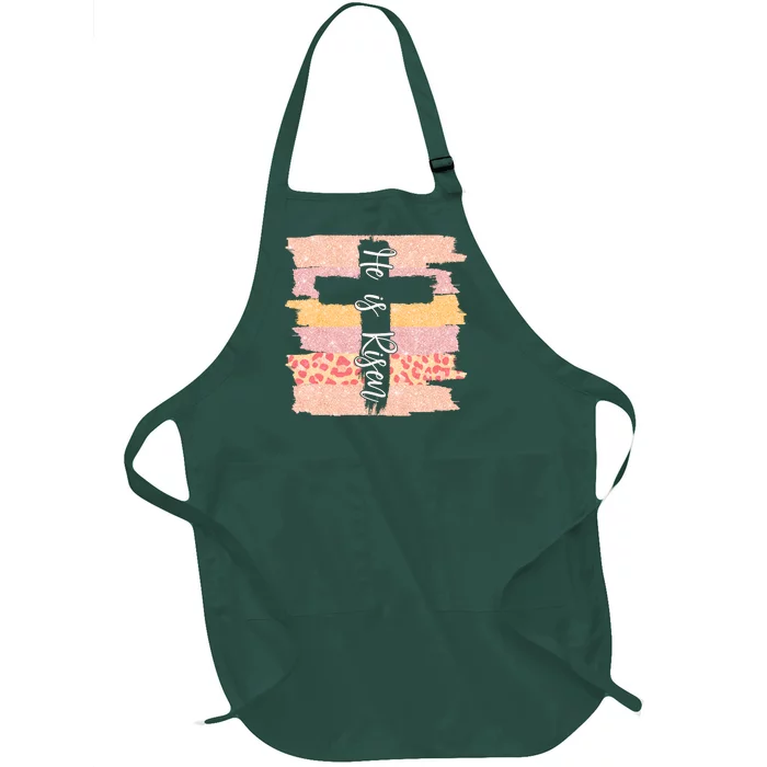 He Is Risen Easter Resurrection Jesus Full-Length Apron With Pocket