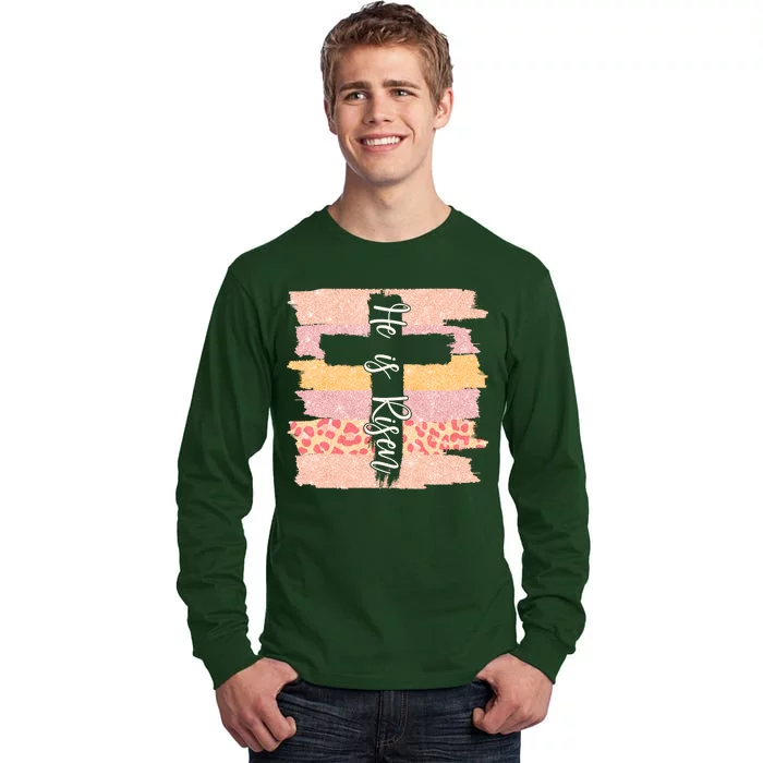 He Is Risen Easter Resurrection Jesus Tall Long Sleeve T-Shirt