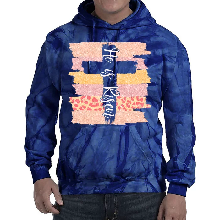 He Is Risen Easter Resurrection Jesus Tie Dye Hoodie