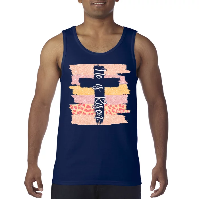 He Is Risen Easter Resurrection Jesus Tank Top