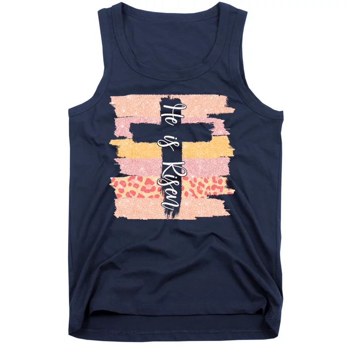 He Is Risen Easter Resurrection Jesus Tank Top